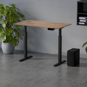 Profi elektromosan állítható magasságú íróasztal 120x67cm Craft tölgy | Dupla motor - Memória - USB - Nagy teherbírás | LVN System Control Pro