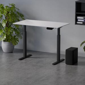Profi elektromosan állítható magasságú íróasztal 138x67cm fehér | Dupla motor - Memória - USB - Nagy teherbírás | LVN System Control Pro