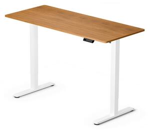 Elektromosan állítható magasságú íróasztal - 140x60cm arany tölgy ülő-/állómunkához - LVN System Lite LV1718