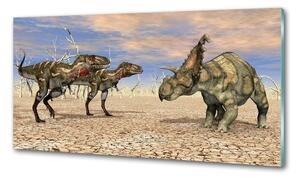 Konyhai fali panel Dinoszauruszok