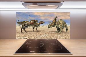 Konyhai fali panel Dinoszauruszok