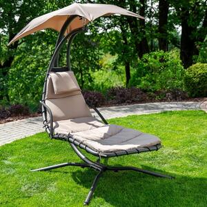 Patio Albert függő hinta nyugágy taupe