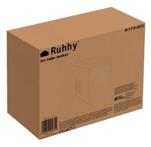 Ruhhy Jégkészítő gép 120W - 2 méretű kocka, 12kg/nap- Fekete