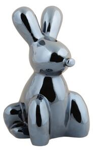 Balloon Bunny nyuszi szobor nagy metál fekete