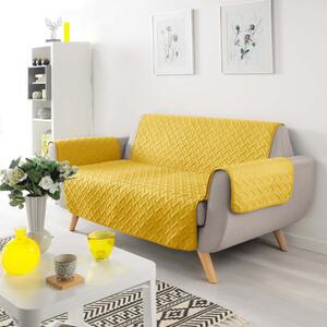 Sárga négyszemélyes kanapé védőhuzat Lounge – douceur d'intérieur