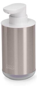 Ezüstszínű rozsdamentes acél szappanadagoló 300 ml Duo Steel – Joseph Joseph