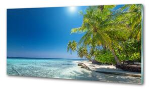 Konyhai dekorpanel Maldív-szigetek strand