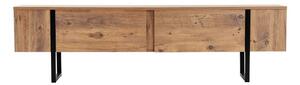 Natúr színű TV-állvány borovi fenyő dekorral 180x50x29,5 cm Serenity – Kalune Design