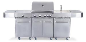 G21 Arizona gázgrill, BBQ Premium Line konyha 6 égőfej + ajándék nyomáscsökkentő