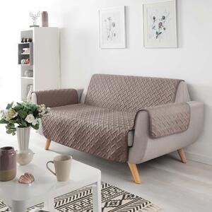 Barna négyszemélyes kanapé védőhuzat Lounge – douceur d'intérieur