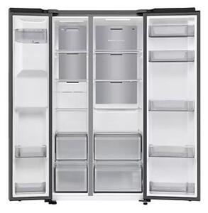 Samsung RS70F64KETEO Side-by-Side hűtőszekrény AI Energia üzemmóddal 640 L, matt metál