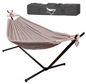 Kétszemélyes függőágy állvánnyal + tároló táska 200cm 100kg