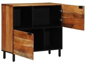 Tárolószekrény 80x33x75 cm Tömör Akácfából
