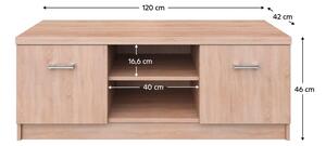 TV asztal/szekrény Topta Typ 35 2D (szonoma tölgy). 1075489