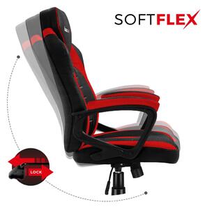 Játék szék Fusion 2.5 (fekete + piros). 1087465