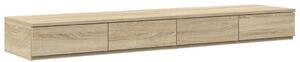 Ágyfiókok fiókkal sonoma tölgy 160 x 36.5 x 16.5 cm Faanyag