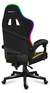 Játék szék Fusion 4.4 (fekete + többszínű) (LED világítással). 1087472