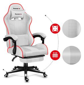 Játék szék Fusion 4.7 (fehér + többszínű) (LED világítással). 1087480