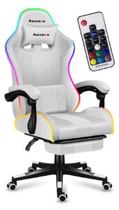 Játék szék Fusion 4.7 (fehér + többszínű) (LED világítással). 1087480