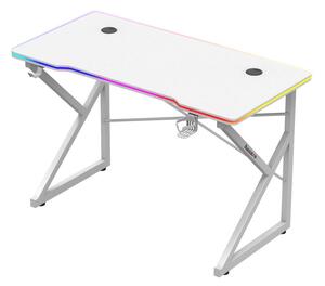 PC asztal Hyperion 1.7 (fehér + többszínű) (LED világítással). 1087499