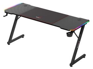 PC asztal Hyperion 4.8 (fekete + többszínű) (LED világítással). 1087508