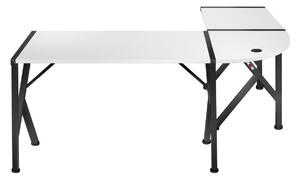 Sarok PC asztal Hyperion 6.3 (fekete + fehér). 1087518