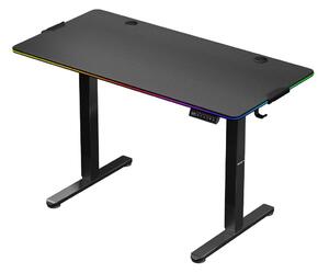 PC asztal Hyperion 8.2 (fekete + többszínű) (LED világítással). 1087526