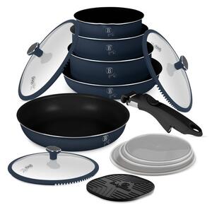 BerlingerHaus 13 részes edénykészlet levehető nyéllel Deep Sea Collection(BH/8417)