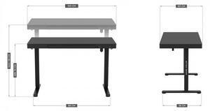 PC asztal Legend 8.2 (fekete). 1087591