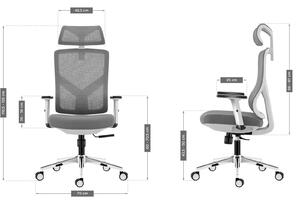 Irodai szék Matryx 3.3 (fehér + szürke). 1087597