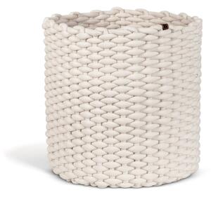 Textil tárolókosár ø 40x40 cm Peach Skin Round XL – Bigso