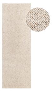 Krémszínű mosható futószőnyeg 80x240 cm Rocco Cream – Elle Decoration