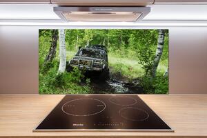 Hátfal panel konyhai Jeep erdőben
