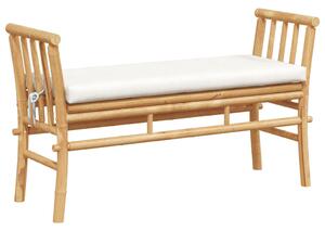 Kerti pad párnával 110 cm Bambusz