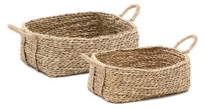 Vízijácint tárolókosár szett 2 db-os 34x24x19 cm Milly – Kave Home