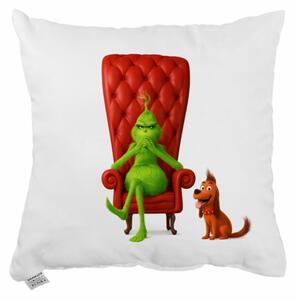 EMI Grinch karácsonyi díszpárna 40x40 cm