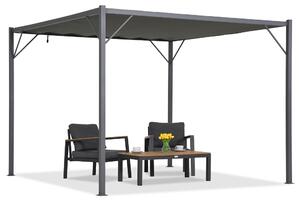 Antracit Malaga 3x3m Garden Point terasz pergola antracit Malaga 3x3m
