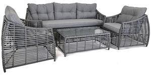 DEOKORK Rattan szerelvény CHARLOTTE (párnák FREE)