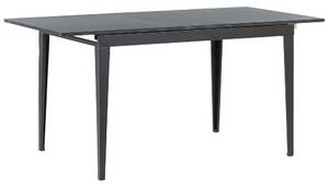 Kihúzható étkezőasztal NORLEY Fekete 120/160 cm 80 cm