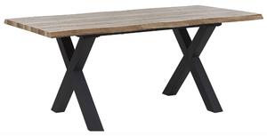 Kihúzható étkezőasztal BRONSON Sötétbarna 140/180 cm 90 cm