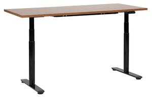 Elektromosan állítható asztal DESTINAS Barna/fekete 160 cm 72 cm