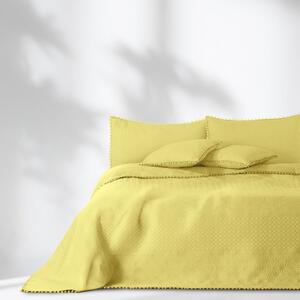 Meadore sárga ágytakaró, 220 x 240 cm - AmeliaHome