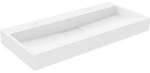 Mexen Ava asztali mosdó üvegből 2/O 100 x 46 cm, fehér - 23011002