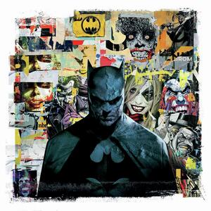 Művészi plakát Batman Dark in mind, (40 x 40 cm)