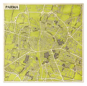 Parma 3D fa várostérkép fali dekoráció – Natura Products