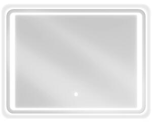 Mexen Zusa világított fürdőszobai tükör, 80 x 60 cm, LED 6000K, páramentes - 9808-080-060-611-00