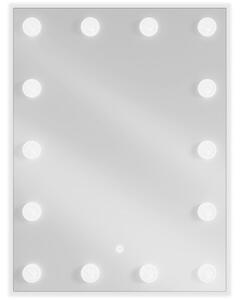 Mexen Dona 60 x 80 cm-es, megvilágított fürdőszobai tükör, LED 6000K, páramentes - 9818-060-080-611-00