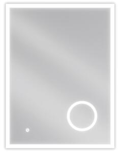 Mexen Kala 60 x 80 cm-es, világító fürdőszobai tükör kozmetikai tükörrel, 6000K LED, páramentes - 9820-060-080-611-00
