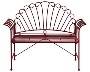 Kerti pad CAVINIA 125 cm Fém Burgundi