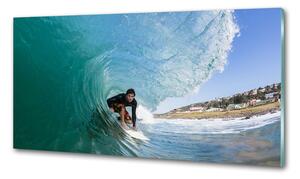 Hátfal panel konyhai Surfer a hullám